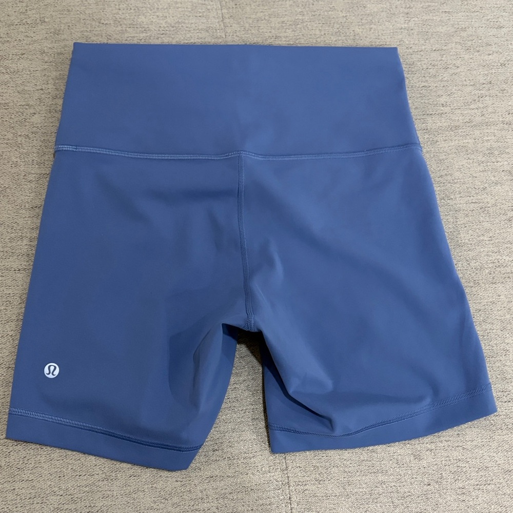 Lululemon Wunder Train High-Rise Short 6" in Oasis Blue - Picture 5 of 11
